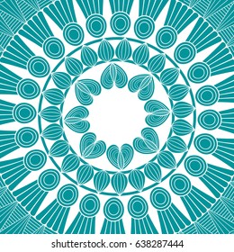 mandala pattern. vintage elements in oriental style. texture for wallpaper vector illustration.