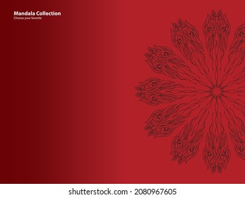 mandala pattern vintage ethnic tribal template style element wallpaper background motif circle art texture print traditional elegant rpund ornament drawing decoration gold meditation flower asian