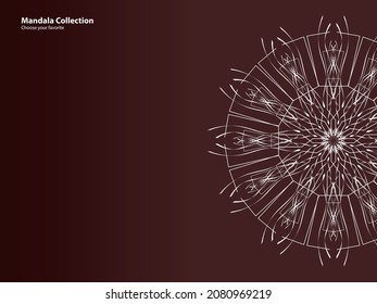 mandala pattern vintage ethnic tribal template style element wallpaper background motif circle art texture print traditional elegant rpund ornament drawing decoration gold meditation flower asian