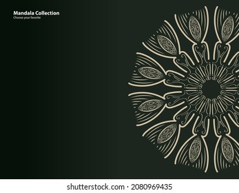 mandala pattern vintage ethnic tribal template style element wallpaper background motif circle art texture print traditional elegant rpund ornament drawing decoration gold meditation flower asian