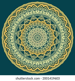 mandala pattern. Vintage ornament template. Can be used for background and wallpaper. Vector illustration