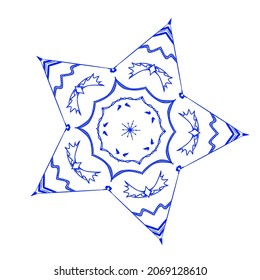 Mandala Pattern with white background