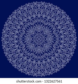 Mandala pattern white doodles sketch good mood
