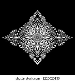 Mandala pattern white good mood