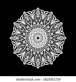 
Mandala pattern white good mood