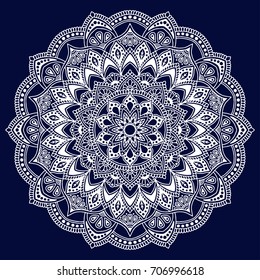 Mandala pattern white good mood
