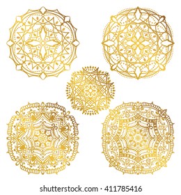 Mandala pattern.Arabic Vintage decorative ornament.Mandala gold background. East,Islam,Thai,Indian,ottoman motifs.Abstract Tribal,ethnic texture.Orient,symmetry lace,meditation symbol.Wedding,gold