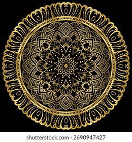 Mandala, ilustração de arte padronizada para papel de parede colorido, decoração, têxteis e fundo
