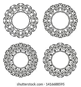 Mandala or patterned frame vector illustration