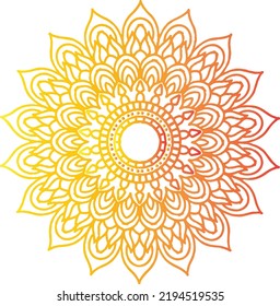 Patrones de Mandala Diseñan papel pintado, patrones de azulejos, tarjetas de felicitación, pegatinas, encajes y tatuajes. decoración de diseño interior. Ornamento del círculo étnico oriental vectorial. fondo blanco