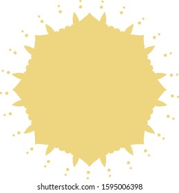 Mandala patterns on isolated background illustration