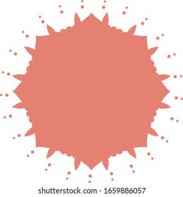 Mandala patterns on isolated background illustration