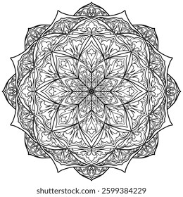 Mandala Patterns to Practice in vector for Mandala Practice and Art Therapy | Instant Digital download