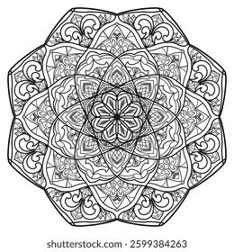 Mandala Patterns to Practice in vector for Mandala Practice and Art Therapy | Instant Digital download