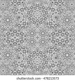 Mandala pattern.Vector Vintage decorative ornament.Hand drawn swirls background.East,Islam,Arabic Indian, Abstract Tribal,ethnic texture.Orient, symmetry lace,heart, love,wedding