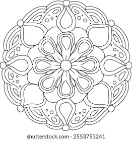 mandala, print, abstract, art, illustration, isolated, floral, black, adult, design, line, pattern, colourful, graphic, page, round, tattoo, yoga, zen, blank, david, white, linear, flower, vector