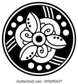 Mandala print for fabric, pattern