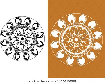  Mandala for print, poster, cover, brochure, flyer, banner