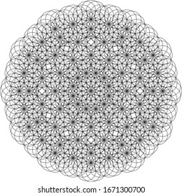 Mandala - the projection of the matrix of the universe