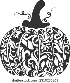 Mandala Pumpkin - Fall Design