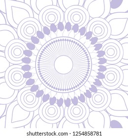 Mandala purple background