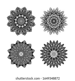 Mandala Ramadan Bundle Pack. Premium Vector