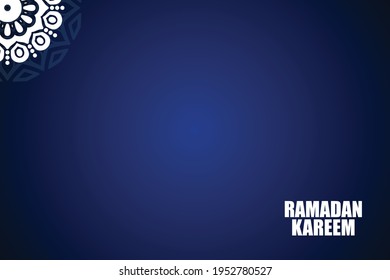 Mandala Ramadan Kareem Background Template
