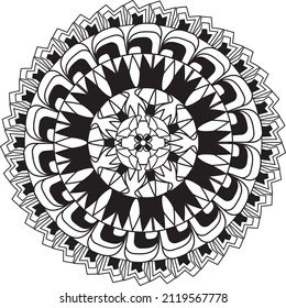 mandala relaxing coloring anti stress meditation colorful decoration