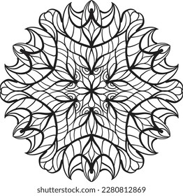 mandala relaxing coloring anti stress meditation colorful decoration