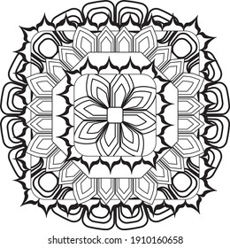 mandala relaxing design anti stress meditation 
