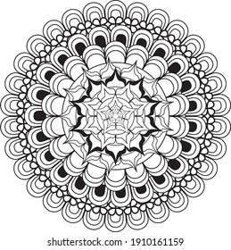 mandala relaxing design anti stress meditation 