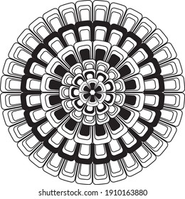 mandala relaxing design anti stress meditation 