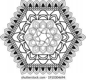 mandala relaxing design anti stress meditation 