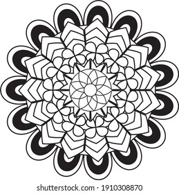 mandala relaxing design anti stress meditation 