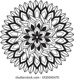 mandala relaxing design anti stress meditation