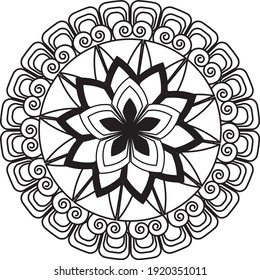 mandala relaxing design anti stress meditation