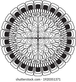 mandala relaxing design anti stress meditation