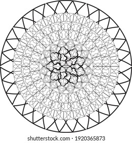 mandala relaxing design anti stress meditation