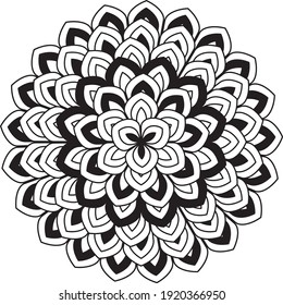 mandala relaxing design anti stress meditation