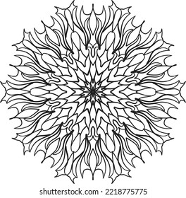 mandala relaxing pattern anti stress coloring meditating