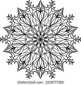 mandala relaxing pattern anti stress coloring meditating