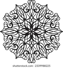 Mandala relaxing pattern anti stress design meditation