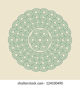 Mandala - round design template