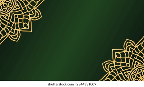 Mandala round ornament background template. Decorative Mandala