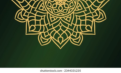 Mandala round ornament background template. Decorative Mandala