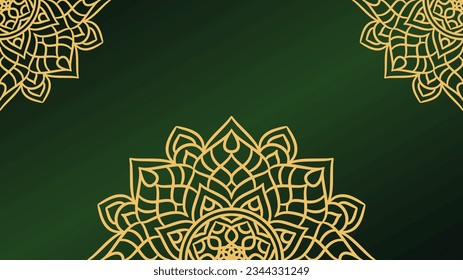Mandala Rundschmuck-Hintergrundvorlage. Ziermandala