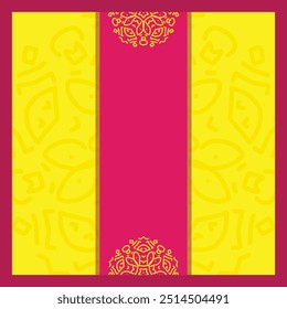 Mandala Runde Ornament Hintergrundvorlage mit schönen kreativen Mandala Design