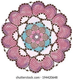 Mandala. Round Ornament Pattern
