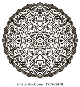 Mandala. Round Ornament Pattern