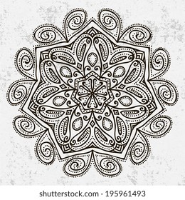 Mandala. Round Ornament Pattern